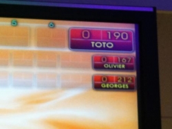 score final : Toto-Oliv-Georges
