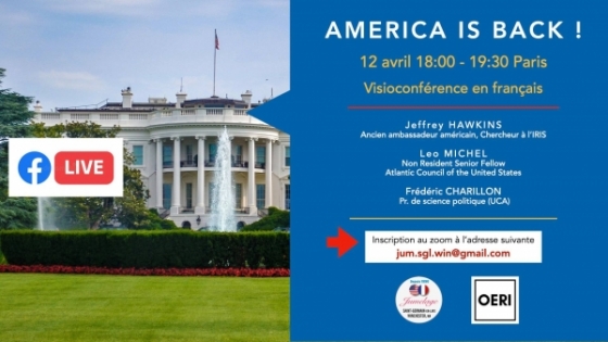 “America is back”: a webinar in French on April 12: Lines of defense