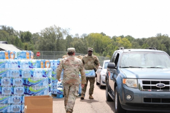 In Mississippi’s waterless capital, the National Guard to the rescue: Lines of Defense