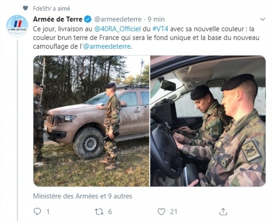 Du Brun Terre De France Dans La Trousse A Camouflage De L Armee De Terre Lignes De Defense