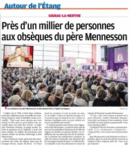 La Provence 13 juin 2015 ADIEU AU PERE JEAN.jpg