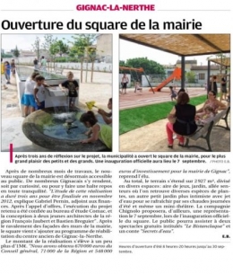 La Provence 25 juillet 2013 Ouverture du square mairie.jpg