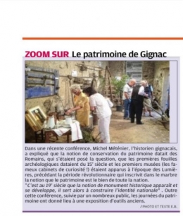 La Provence 28 sept 2013 PATRIMOINE.png