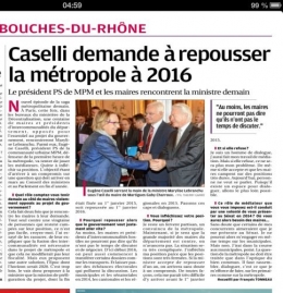 Caselli demande report Métropole à 2016 La Provence.jpg