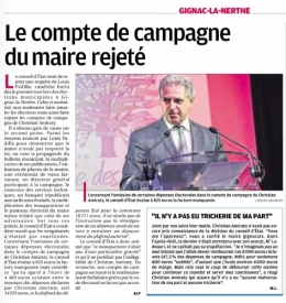 La Provence 11 juin 2015 Comptes de campagne rejetés.jpg