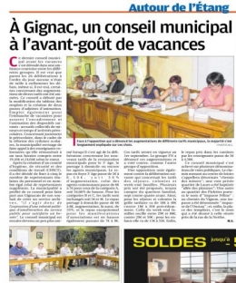 LA PROVENCE 18 JUILLET 2014 CONSEIL MUNICIPAL DU 16 JUILLET 2014.png