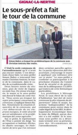 Sous préfet à Gignac - La Provence.jpg
