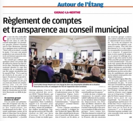 La Provence 14 juin 2015 Budget vrais chiffres.jpg
