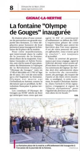 LA PROVENCE 16 MARS 2014 LA FONTAINE.png