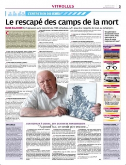La Provence 27 JUIN 2014 - EMILE BALAGUER TEMOIGNE.jpg
