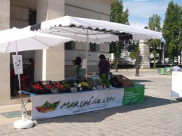 marché sur l'eau,paris 10eme,rotonde stalingrad,légumes,tomates,salade,locavore,manger local,circuit court