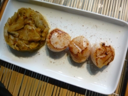 montmartre,st vincent,coquille st jacques,produits de la mer,fruits de mer,saison des aliments,bretagne,baie de st brieux,erquy,hiver,endives