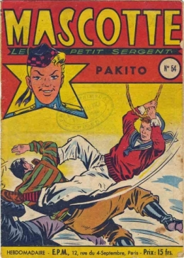 mascotte,Éditions populaires modernes,bd,bandes dessinées des années 1950,bd de collection,doc jivaro,bar zing,les tarzanides du grenier