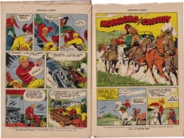 hopalong cassidy,editions impéria lyon,le bon marché,créé en 1904 par clarence e. mulford,bandes dessinées de collection,bar zing