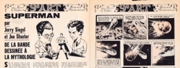 Superman,Spirou,Hurrah !,Jerry Siegel,Joé Shuster,Le fantôme d’acier,bandes dessinées de collection,Bar Zing,