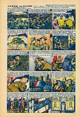 de lattre de tassigny,capitulation allemande 1945,bd cazanave,l'intrépide,bandes dessinées de collection,marijac,7 mai 1945 reims,8 mai 1945