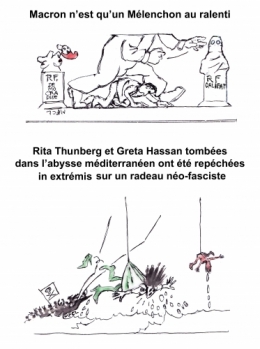 zemmour,mélenchon,rima hassan und greta thunberg,gaza,reconquête