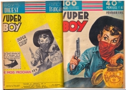 Super Boy,Nylon Carter,éditions Impéria,Felix Molinari,Jacovitti,bandes dessinées de collections,