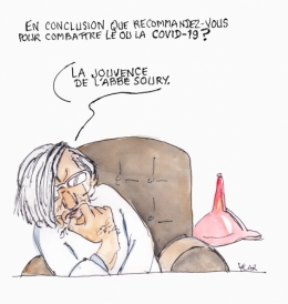 cnews,laurence ferrari,abbé soury,coronavirus,covid-19,ihu méditerranée infection