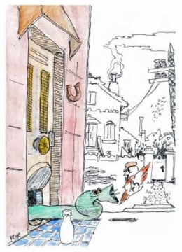 l'avis des bêtes,vie des bêtes,monde animal,dessin,fable