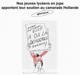 fidl,béruriers noirs,lucas rochette-berlon,manifestation,lycéens,fn,politique,élections européennes
