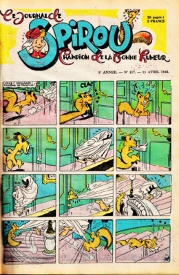 spirou 1946,spip l'écureuil,marsupilami,rob vel,franquin,bandes dessinées de collection,tarzanide du grenier,doc jivaro