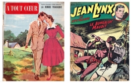 jean lynx le nyctalope,éditions ray-flo,a tout cœur magazine,bandes dessinées de collection,tarzanide,doc jivaro