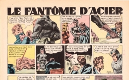 Superman,Spirou,Hurrah !,Jerry Siegel,Joé Shuster,Le fantôme d’acier,bandes dessinées de collection,Bar Zing,