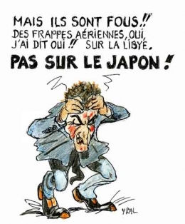 frappes aériennes,libye,japon,sarkozy