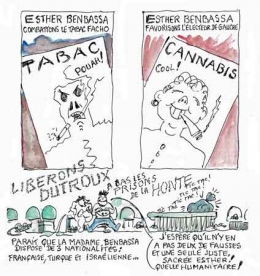 esther Benbassa,sénat,finkielkraut,EELV,Université Paris III,cannabis,