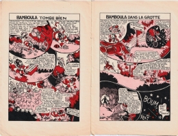 Rouff 1933,Bamboula,Bigorno,Mat,BD Rouff,BD 1953,baqndes dessinées de collection,