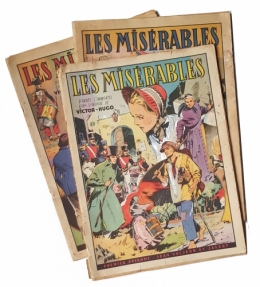 les misérables,victor hugo,rené giffey,troment,editions del duca,cosette,bandes dessinées de collection,bar zing de montluçon,tarzanides du grenier,doc jivaro