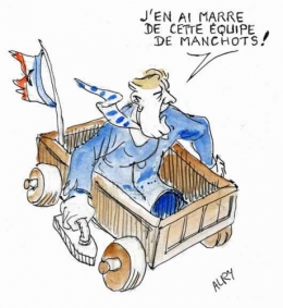 Jean-Luc Mélenchon,Jean-Marc Ayrault,équipe de manchots,gouvernement Hollande,