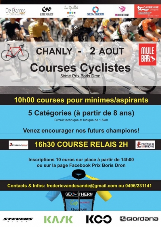 Chanly (Wellin) : 5ème Prix Boris Dron (courses Cyclistes) Le Dimanche ...