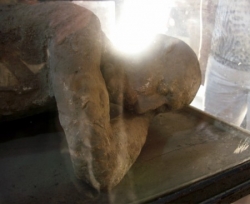 Pompeii cast of victim of eruption in AD79