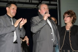 Burroni avec Gérard Graugnard et le soutien de sa