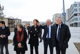 françois MARC, HOLLANDE, AZOULAY, Président de la république, médiathèque, brest, capucins