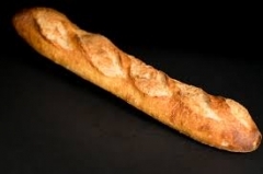 dimanche, boulangerie, baguette