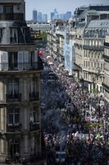 café, rue Tronchet, manifestation