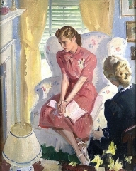 la jeune fille à la lettre.