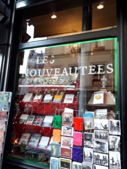 promenade parisienne,librairie,soleil