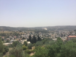 Vue sur Jerusalem depuis Notre Dame de l'Arche de
