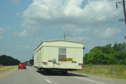 route,louisiane,maison,roulettes