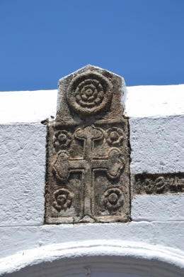 eglise, croix, Lindos