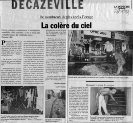 Rue Cayrade - De nombreux dégâts après l'orage - La colère du ciel -DDM-260999.jpg