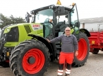 Saint Pierre Quiberon, le nouveau tracteur et Gilbert Bouron.jpg