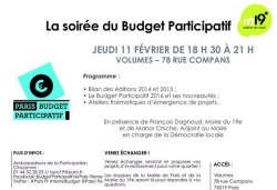 Soirée du Budget participatif