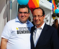 Mahor avec François Hollande