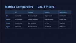 La matrice de guidage