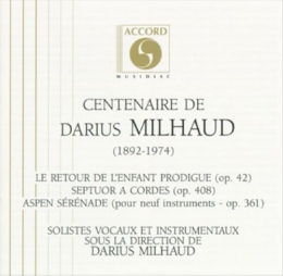 michel caron,darius milhaud,le retour de l'enfant prodigue